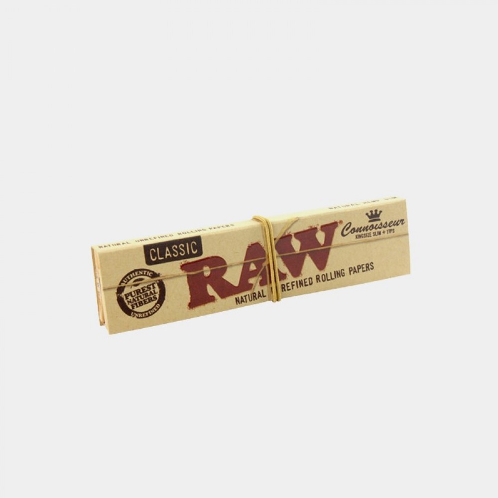 RAW Connoisseur King Size Slim Papers with Tips