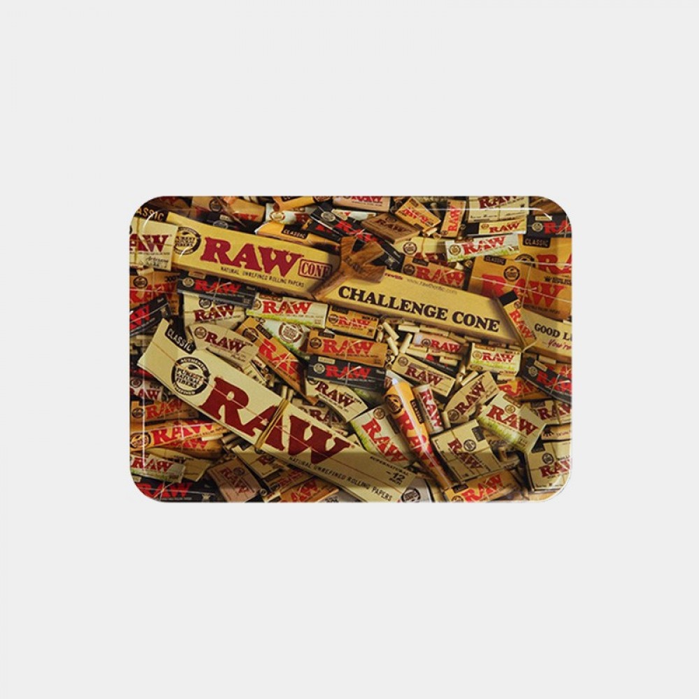 RAW Mix Metal Rolling Tray - Mini 18.5x12.5cm