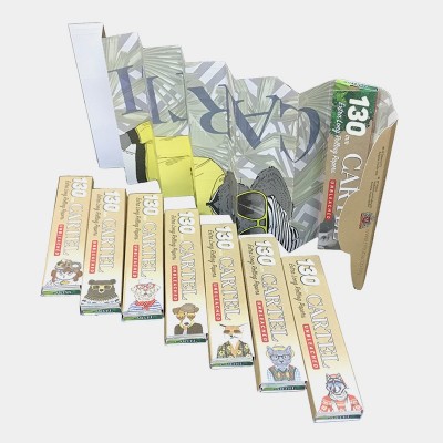 Cartel Extra Long - 130mm Unbleached Papers + Tips