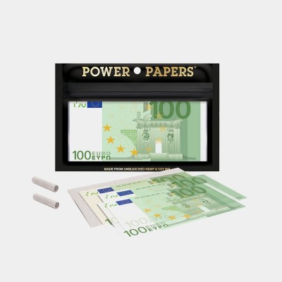 100 Euro Note Rolling Papers with Filter Tips
