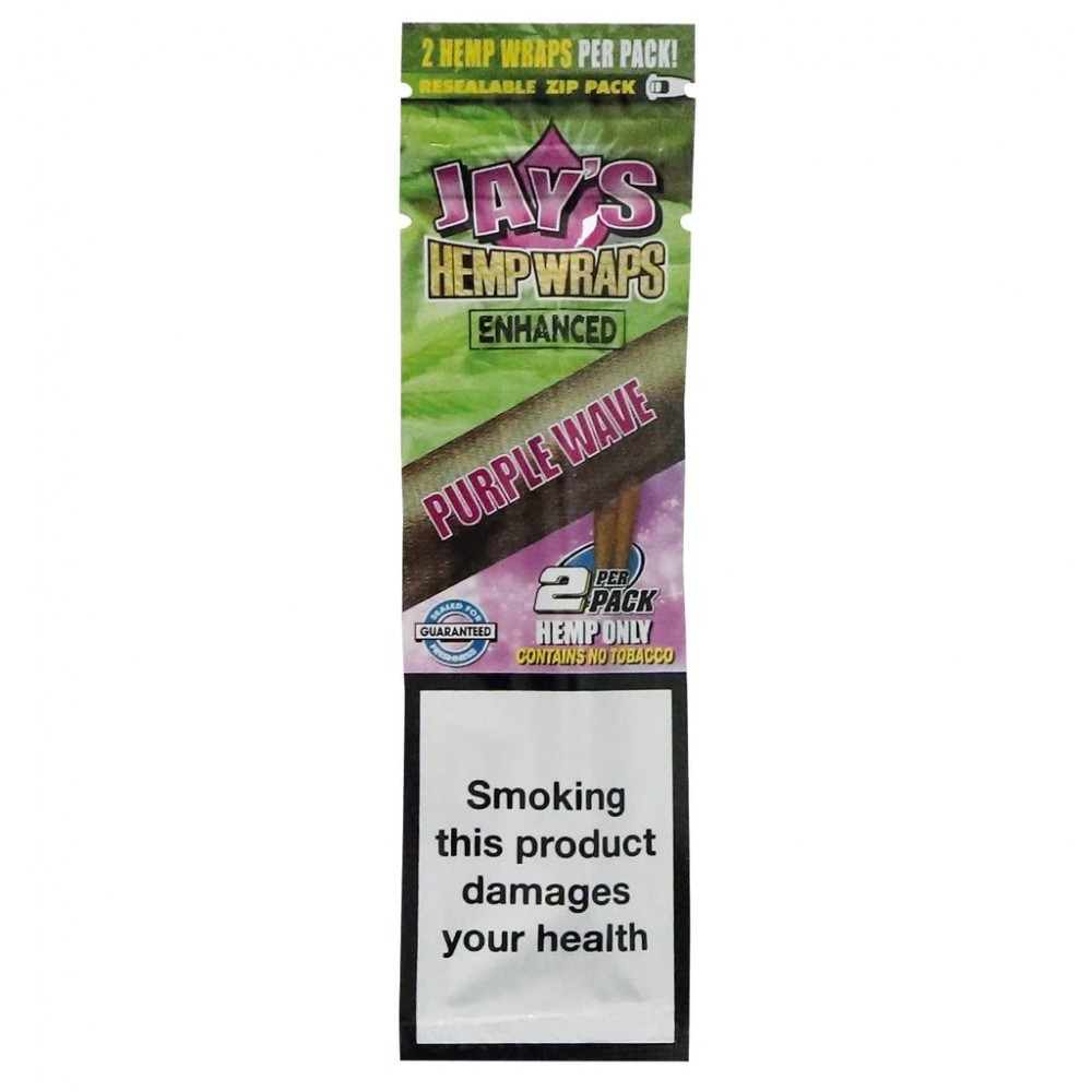 Juicy Jay's Hemp Wraps - Purple Wave - Pack of 2