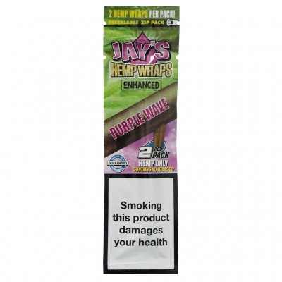 Juicy Jay's Hemp Wraps - Purple Wave - Pack of 2