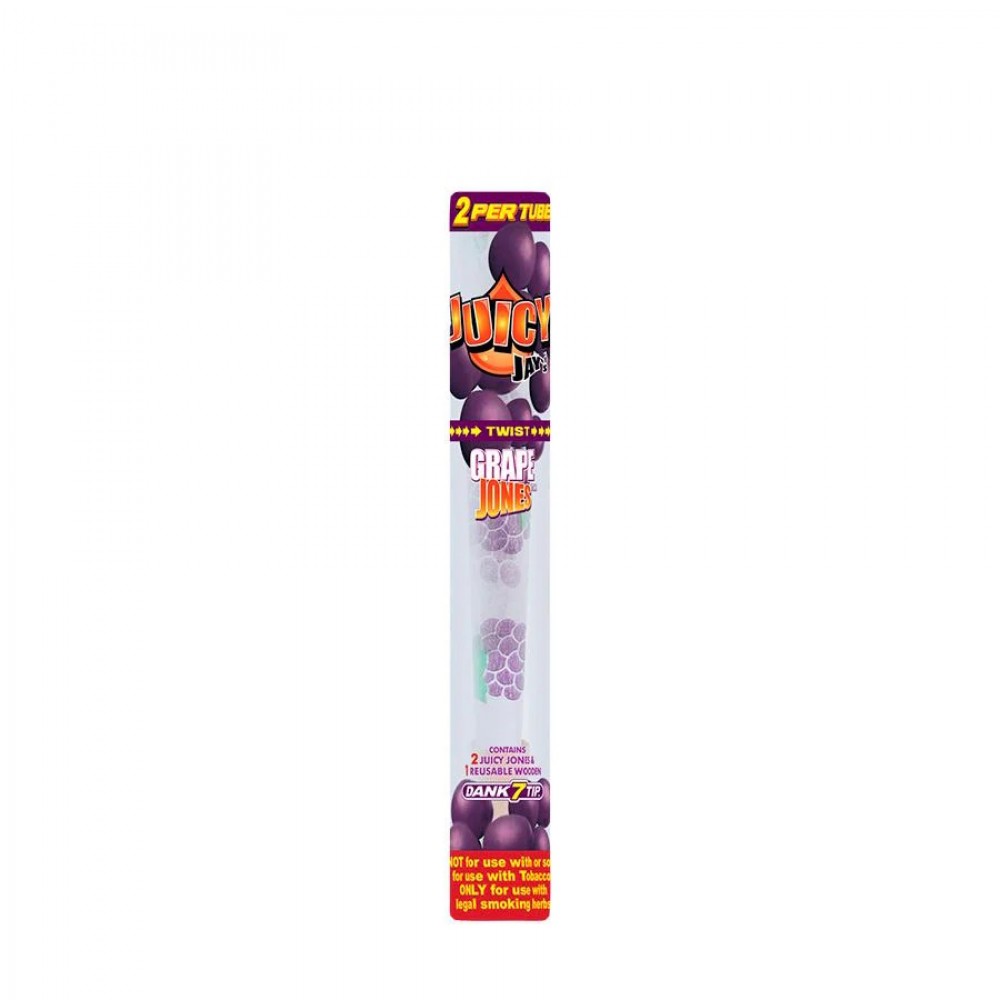 2x Juicy Jay's Grape Jones Pre-Rolled Hemp Cones