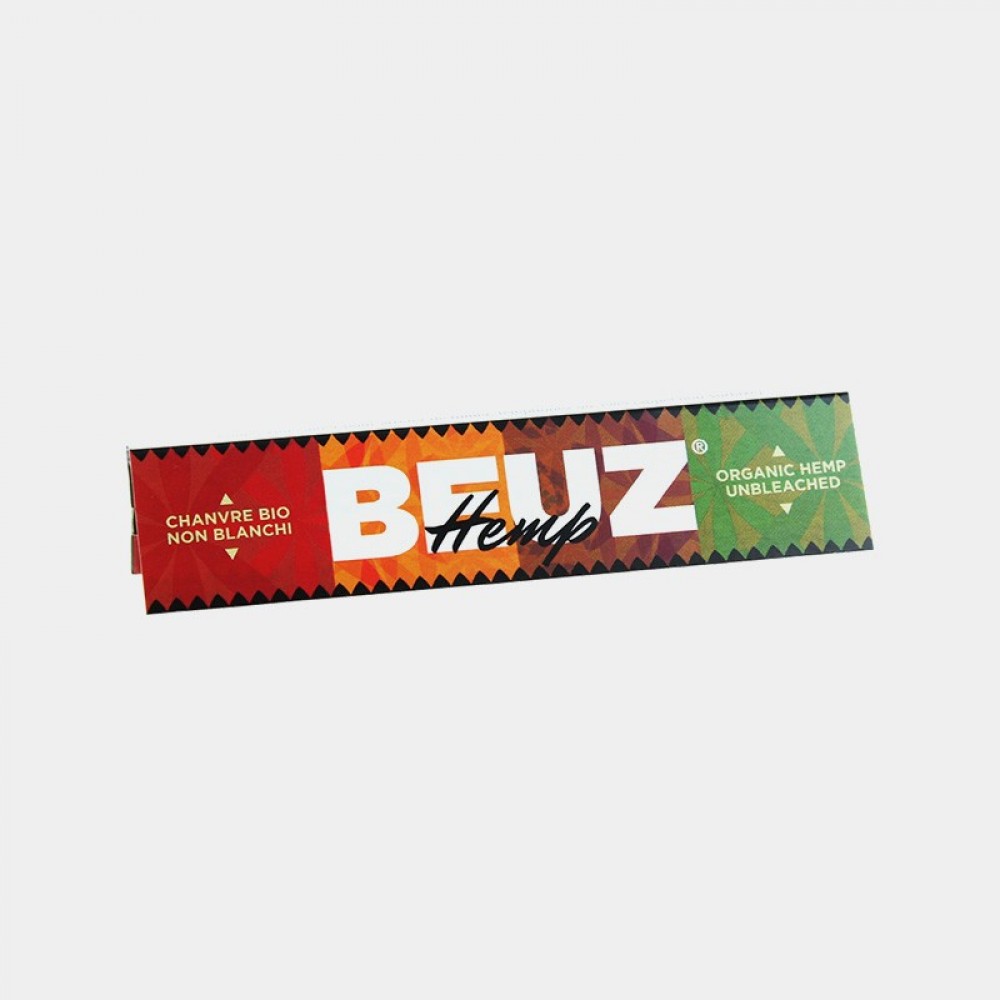 Beuz King Size Slim Organic Hemp Rolling Papers