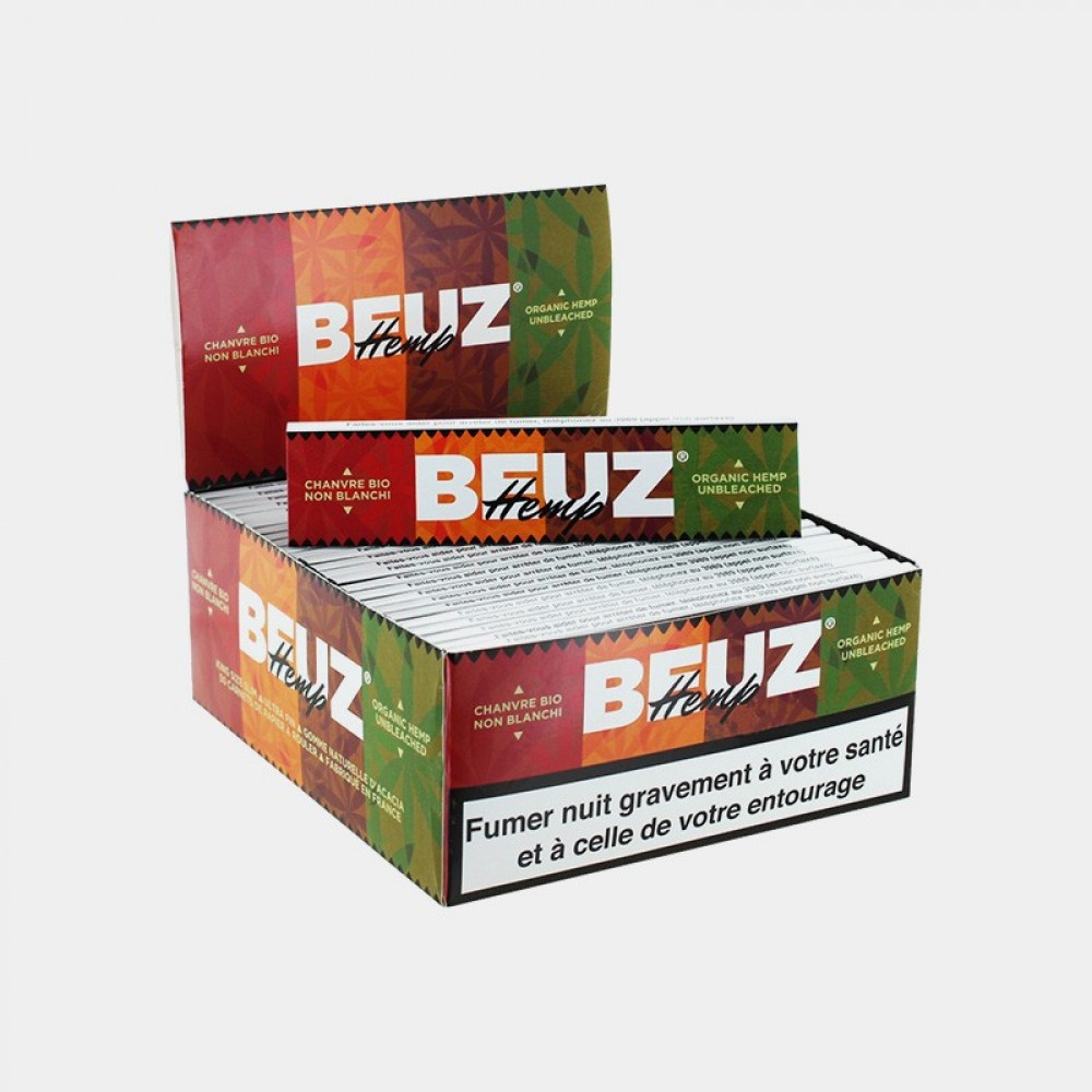 Beuz King Size Slim Organic Hemp Rolling Papers