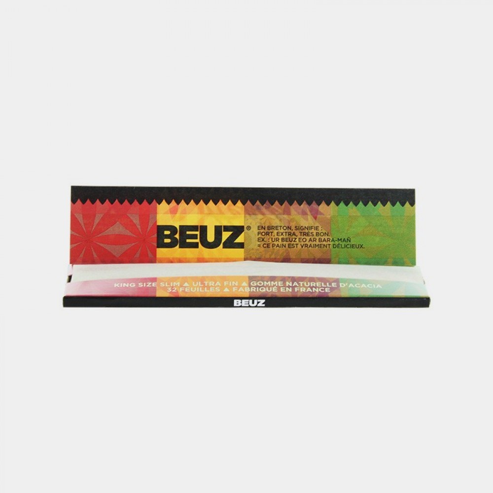 Beuz King Size Slim Organic Hemp Rolling Papers