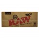 RAW 200's Classic King Size Slim Natural Uncreased Rolling Papers