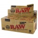 RAW 200's Classic King Size Slim Natural Uncreased Rolling Papers
