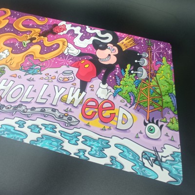 Hollyweed Silicone Dab Mat by Dunkees - 44cm x 28cm