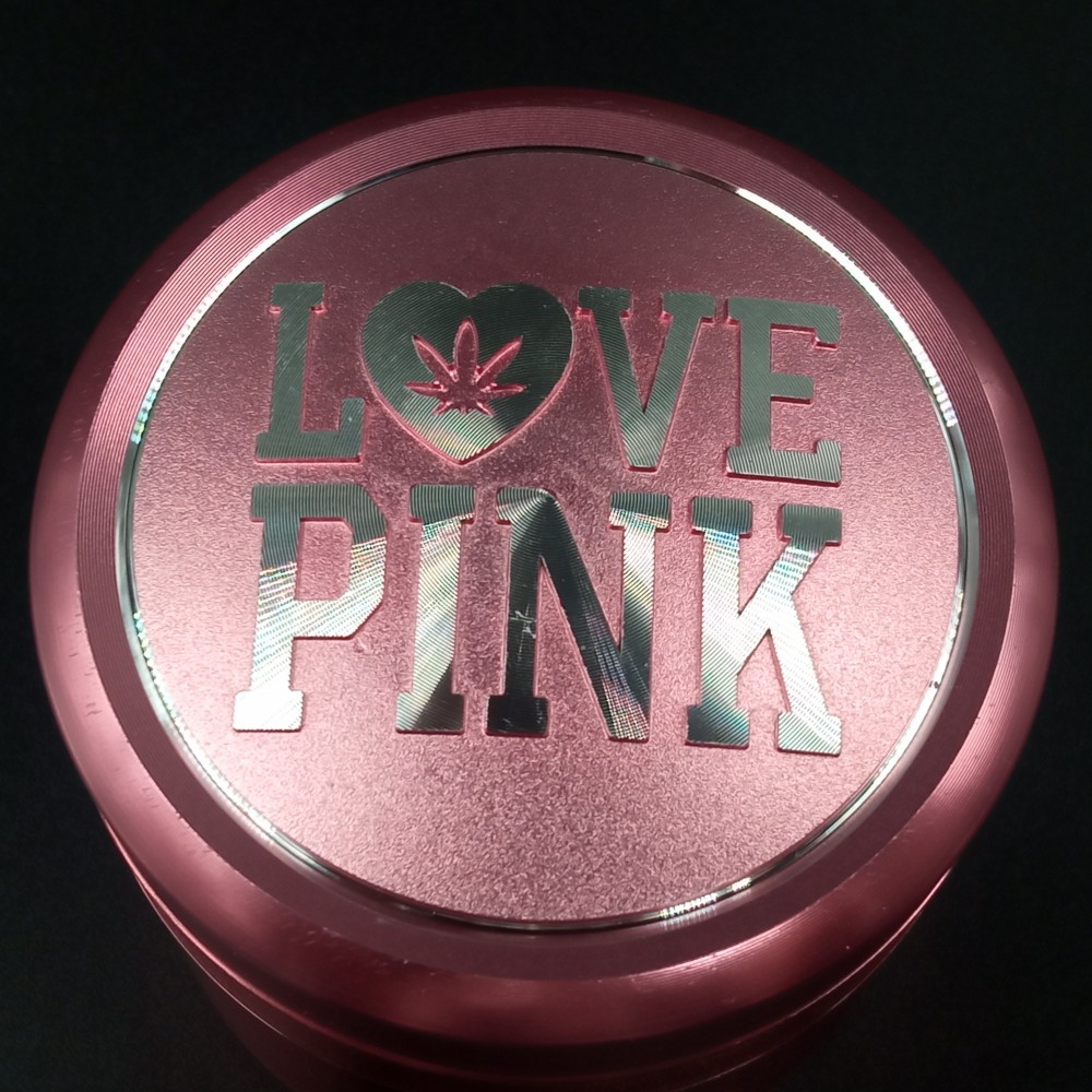 Love Pink 4 Part Grinder - 63mm Diameter