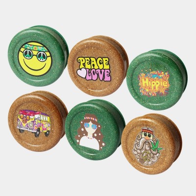 3 Part Biodegradable Hemp Grinder - Eco Friendly - 60mm