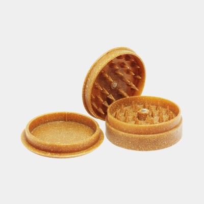 3 Part Biodegradable Hemp Grinder - Eco Friendly - 60mm