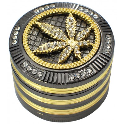 Bling Bling 4 Part Leaf Grinder by Champ High - 50mm