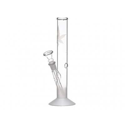 Frosted Leaf Glass Bong -26cm
