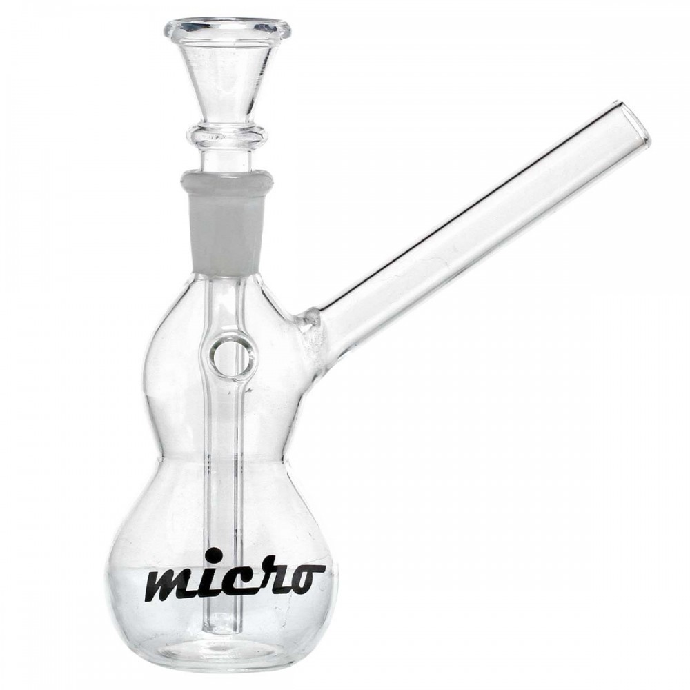 Hourglass Bong by Micro - 14cm