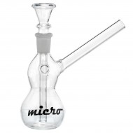 Hourglass Bong by Micro - 14cm