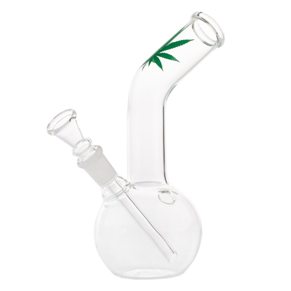 Glass Leaf Bong Gift Set - 16cm