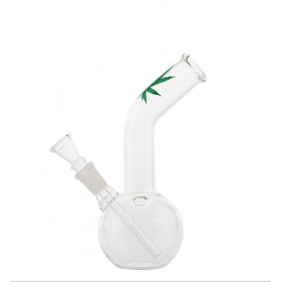Glass Leaf Bong - 16cm