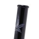 Black Glass Hangover Bong by Black Art - 26cm