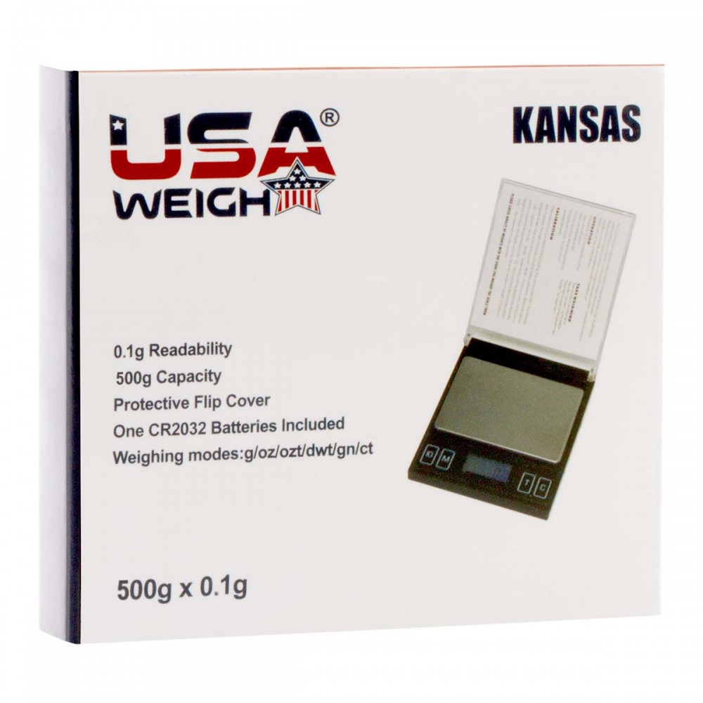 Kansas 500g x 0.1 gram Digital Scale by USA Weigh