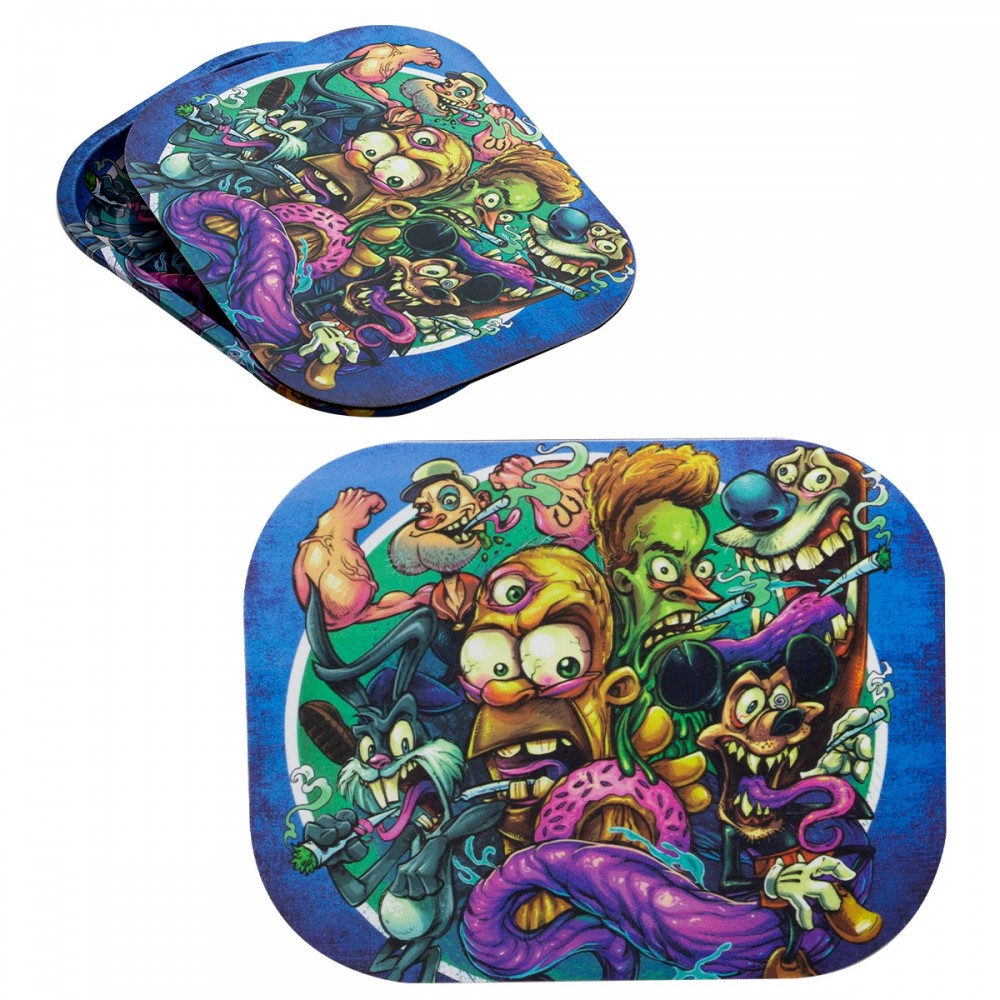 'Stoned' Magnetic Rolling Tray Cover - 27.5x17.5cm (medium)
