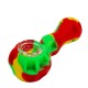 Silicone Psychedelic Camo Pipe - 10cm