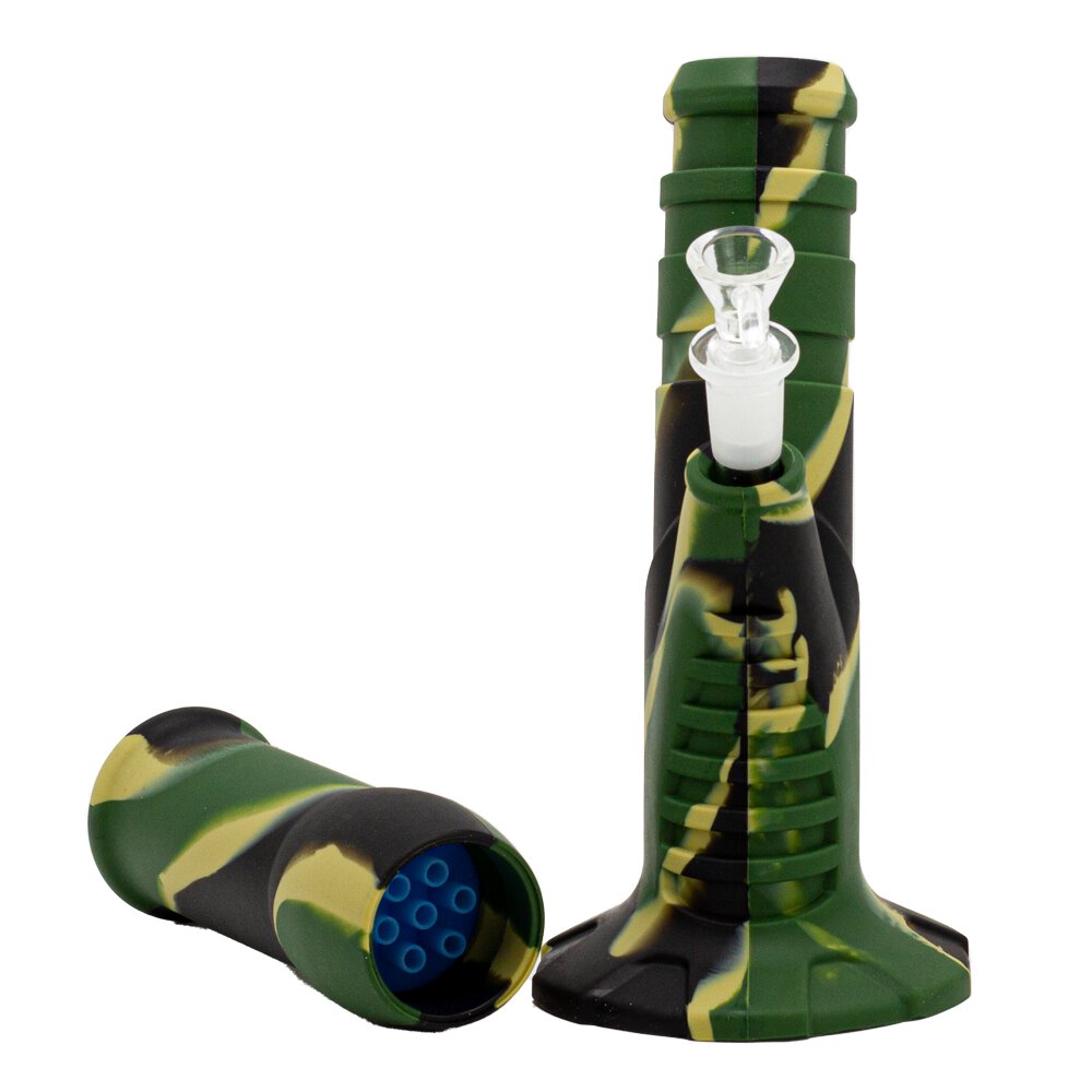 Silicone Camo Bong - 36cm