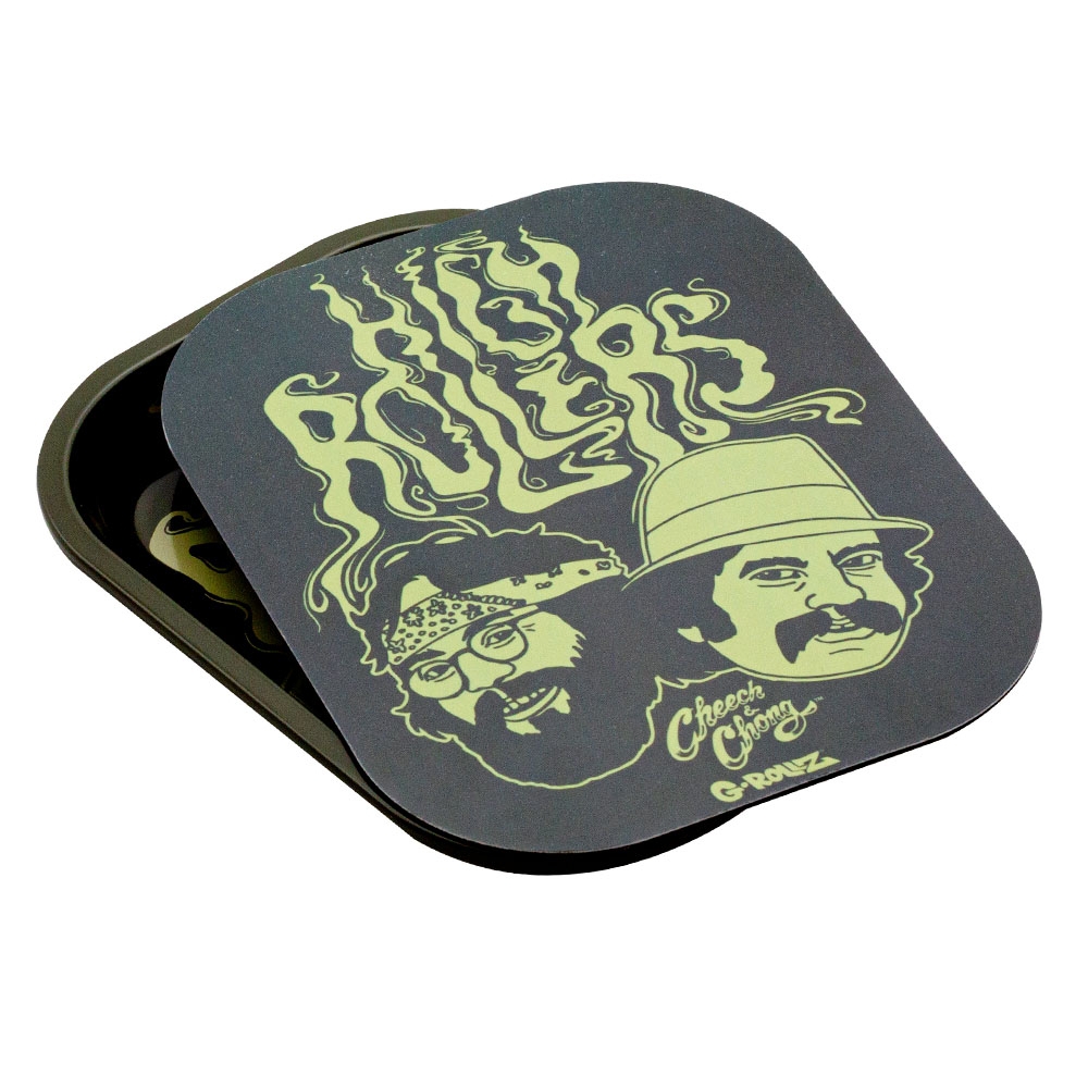 Cheech and Chong 'High Rollers' Magnetic Rolling Tray Cover - 18x14cm (small)
