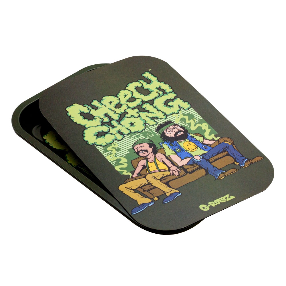 Cheech and Chong 'In da Chair' Magnetic Rolling Tray Cover - 27.5x17.5cm (medium)