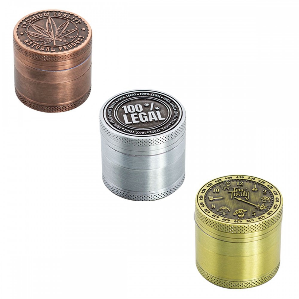 4 Part 420 Design Zinc Grinder by Amsterdam - 40mm