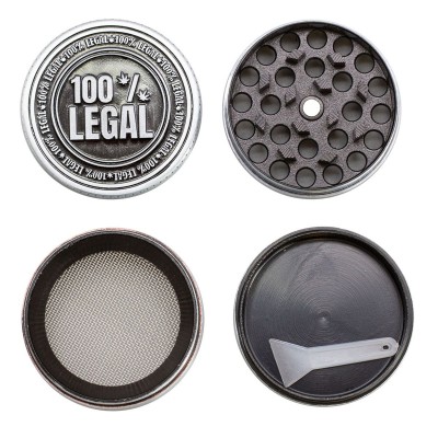 4 Part 420 Design Zinc Grinder by Amsterdam - 40mm