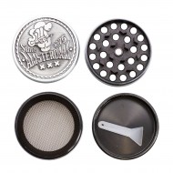 4 Part Leaf Design Zinc Grinder by Amsterdam - 40mm