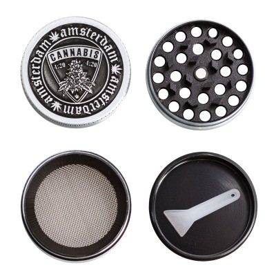 4 Part Green Design Zinc Grinder by Amsterdam - 40mm