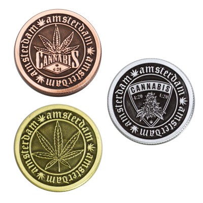 3 Part Green Design Zinc Grinder by Amsterdam - 50mm