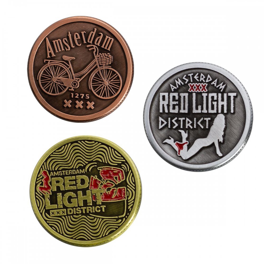 4 Part Red Light Design Zinc Grinder by Amsterdam - 50mm