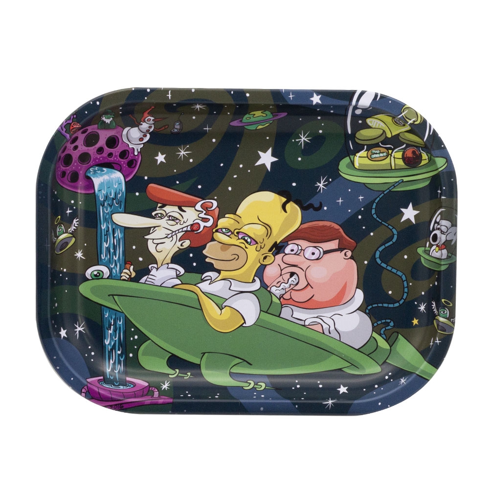 Dads Night Out Rolling Tray by Dunkees - 18x14cm