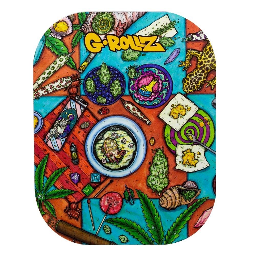 Amsterdam Picnic Checked Magnetic Rolling Tray Cover - 18x14cm (small)