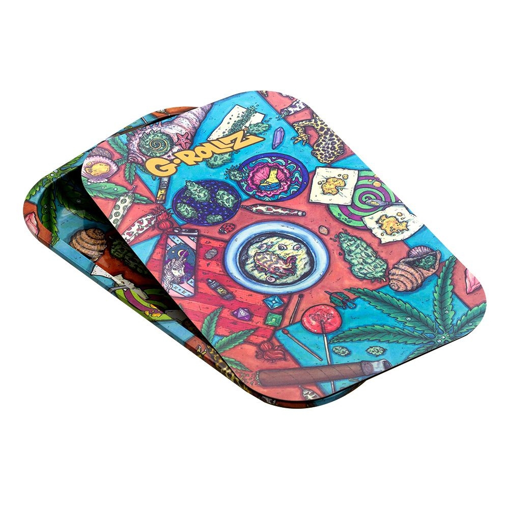 Amsterdam Picnic Checked Magnetic Rolling Tray Cover - 27.5x17.5cm (medium)