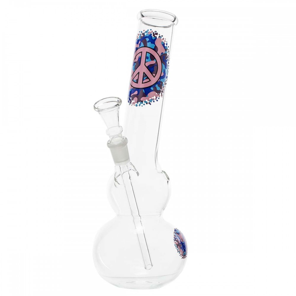Peace Glass Bong – 26cm