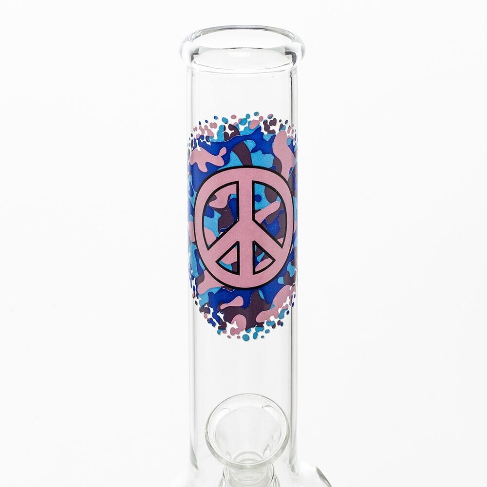 Peace Glass Bong – 26cm
