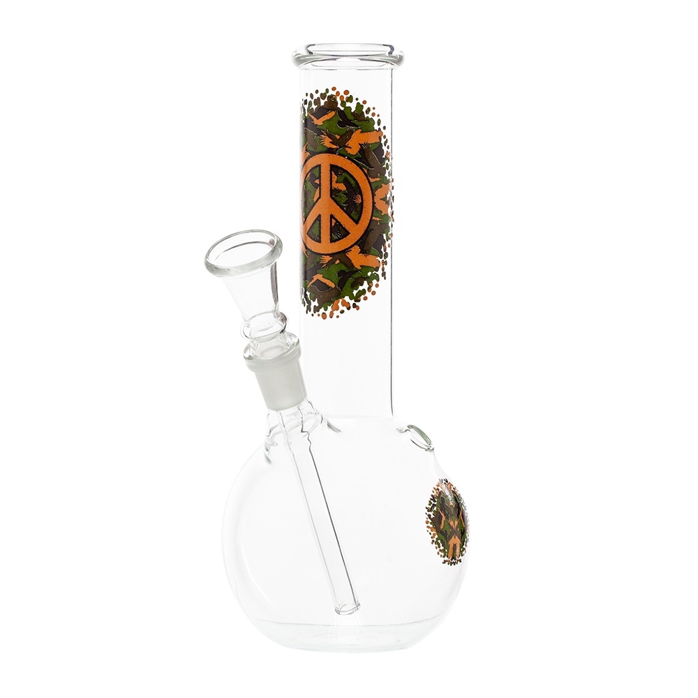 Glass Peace Bong - 21cm