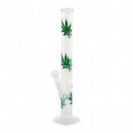 Leaves Glass Bong – 35cm