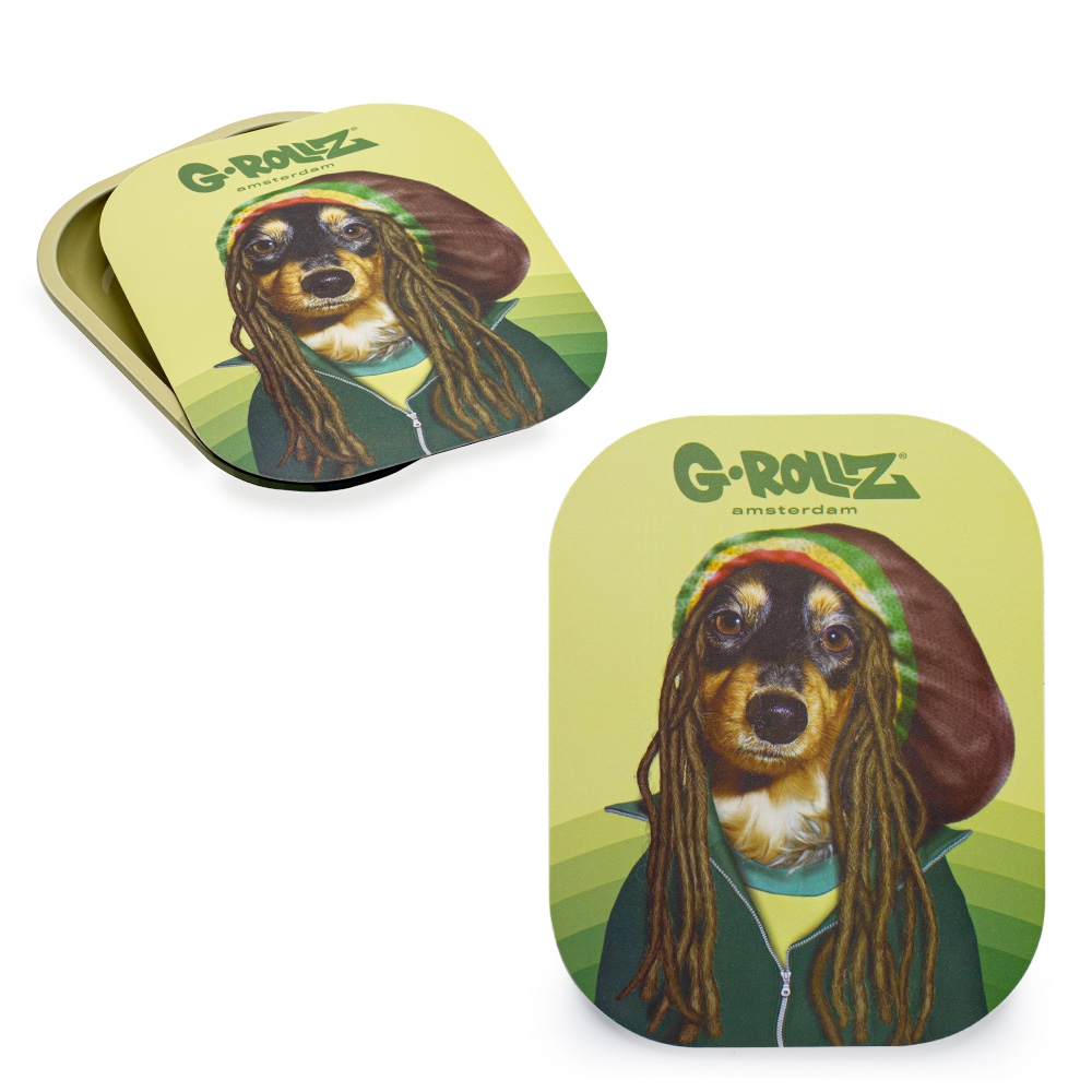 'Reggae' Magnetic Rolling Tray Cover - 18x14cm (small)