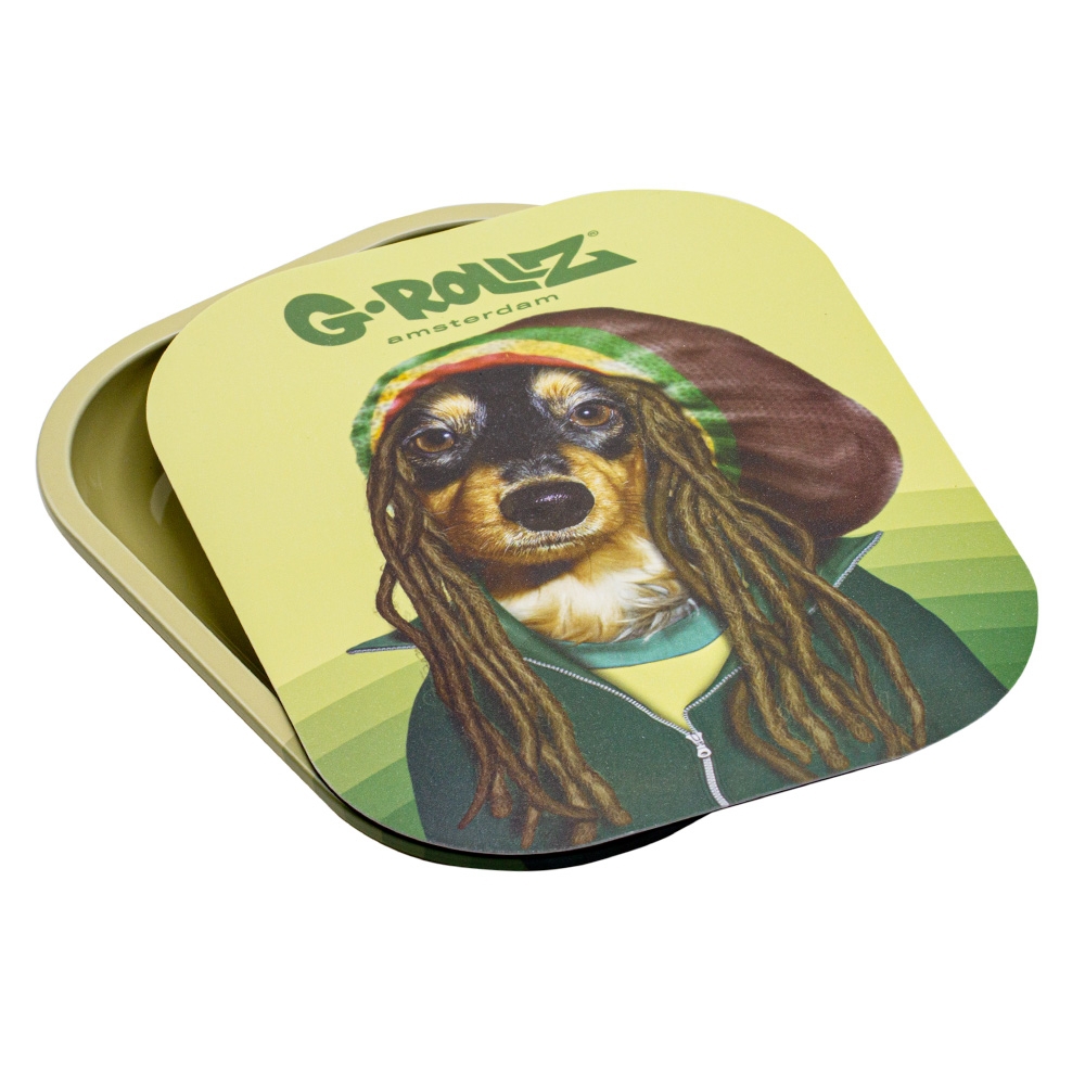 'Reggae' Magnetic Rolling Tray Cover - 18x14cm (small)