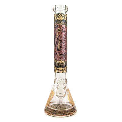 Plague Doctor Heavy Beaker Bong by Amsterdam - 43cm