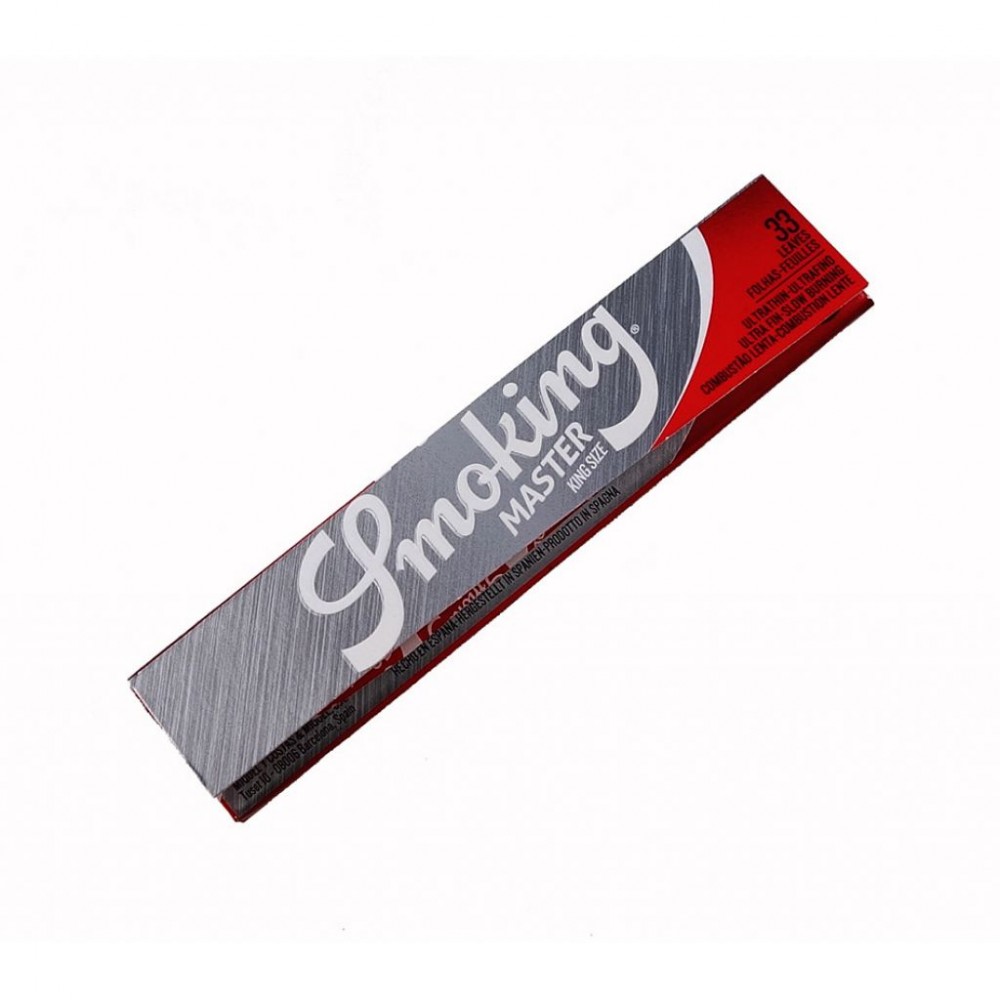 Smoking Master King Size Silver Ultra Slim Rolling Papers